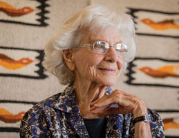 Therese Berg ’42 ’54. Links to her story
