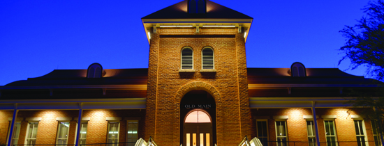 Photo of Old Main building.